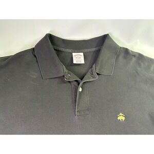Brooks Brothers Performance Polo Shirt Men XL Black Golden Fleece Original Fit